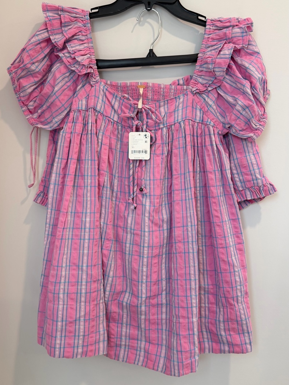 Free People Pink Striped Smocked Set - Picture 6 of 10